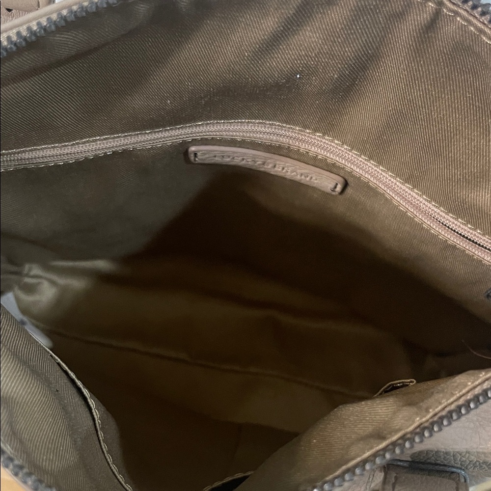 Lucky Brand Taupe Leather Tote NWT - Picture 4 of 4